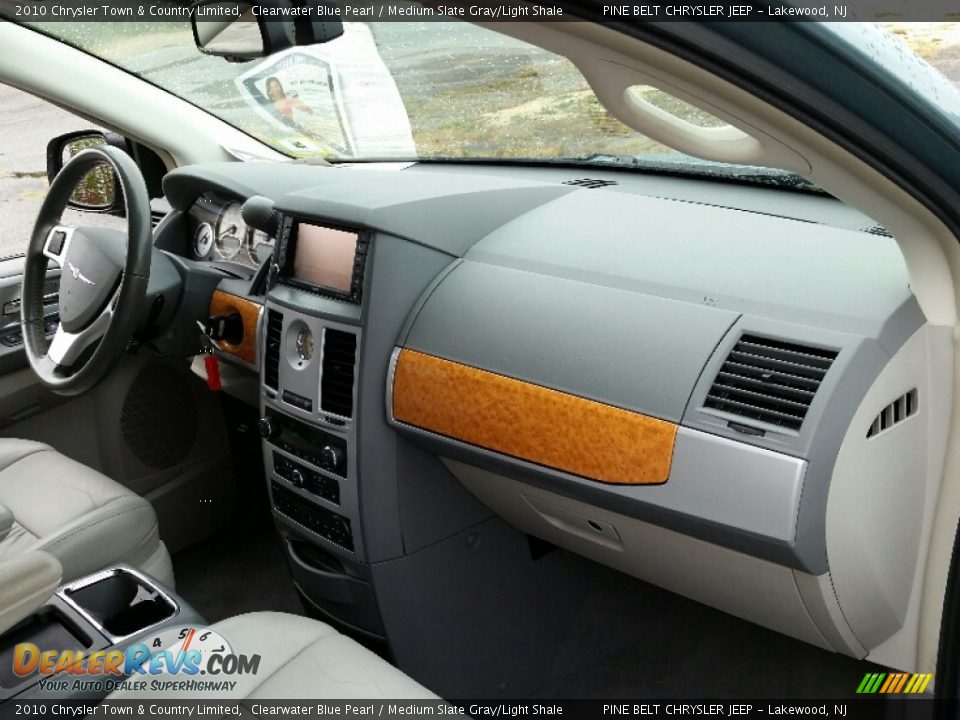 2010 Chrysler Town & Country Limited Clearwater Blue Pearl / Medium Slate Gray/Light Shale Photo #6