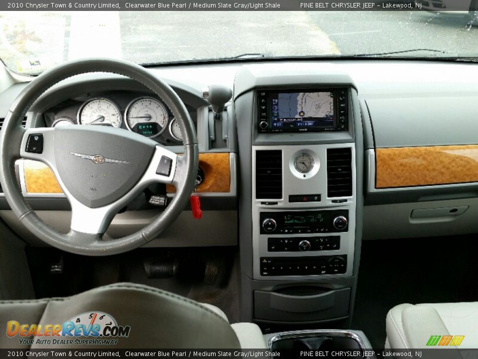 2010 Chrysler Town & Country Limited Clearwater Blue Pearl / Medium Slate Gray/Light Shale Photo #14