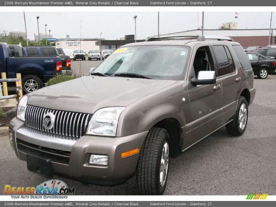 2006 Mercury Mountaineer Premier AWD Mineral Grey Metallic / Charcoal Black Photo #1