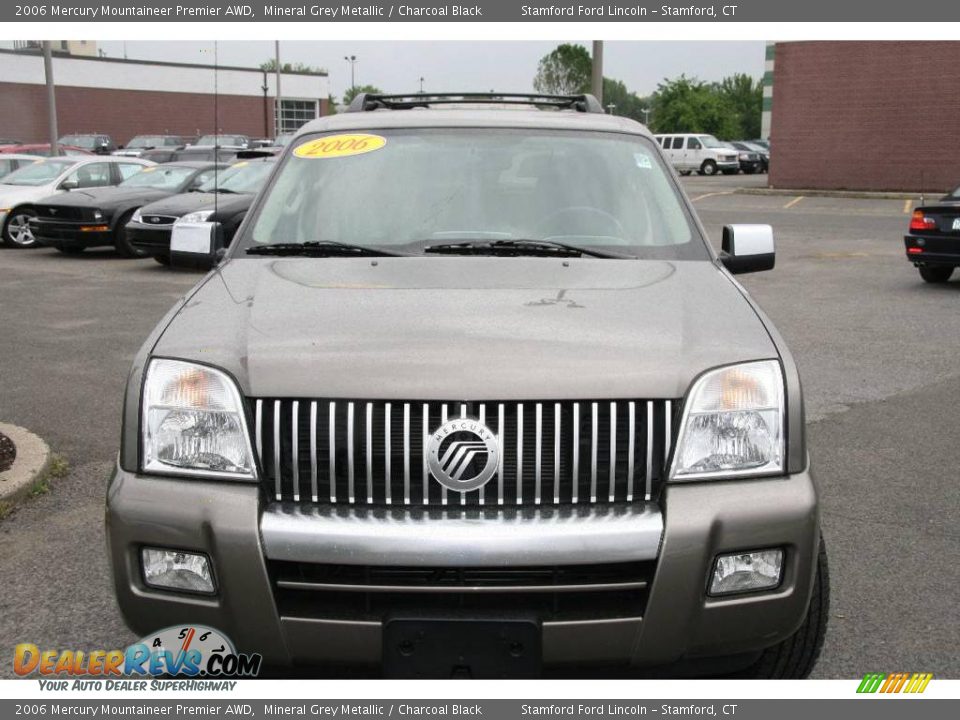 2006 Mercury Mountaineer Premier AWD Mineral Grey Metallic / Charcoal Black Photo #2