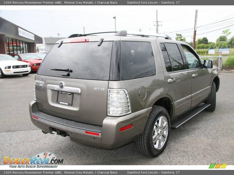2006 Mercury Mountaineer Premier AWD Mineral Grey Metallic / Charcoal Black Photo #5