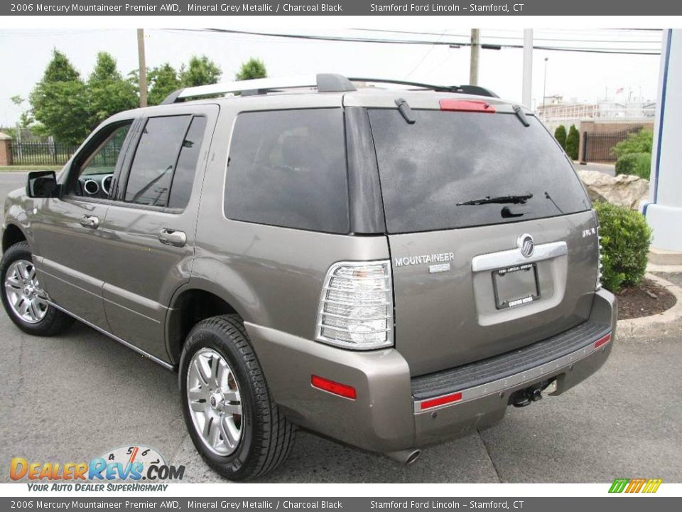 2006 Mercury Mountaineer Premier AWD Mineral Grey Metallic / Charcoal Black Photo #8