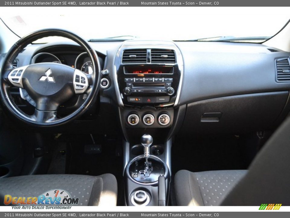 2011 Mitsubishi Outlander Sport SE 4WD Labrador Black Pearl / Black Photo #13