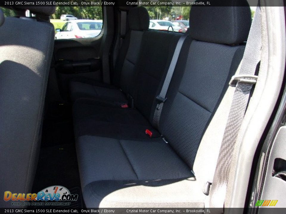 2013 GMC Sierra 1500 SLE Extended Cab Onyx Black / Ebony Photo #5