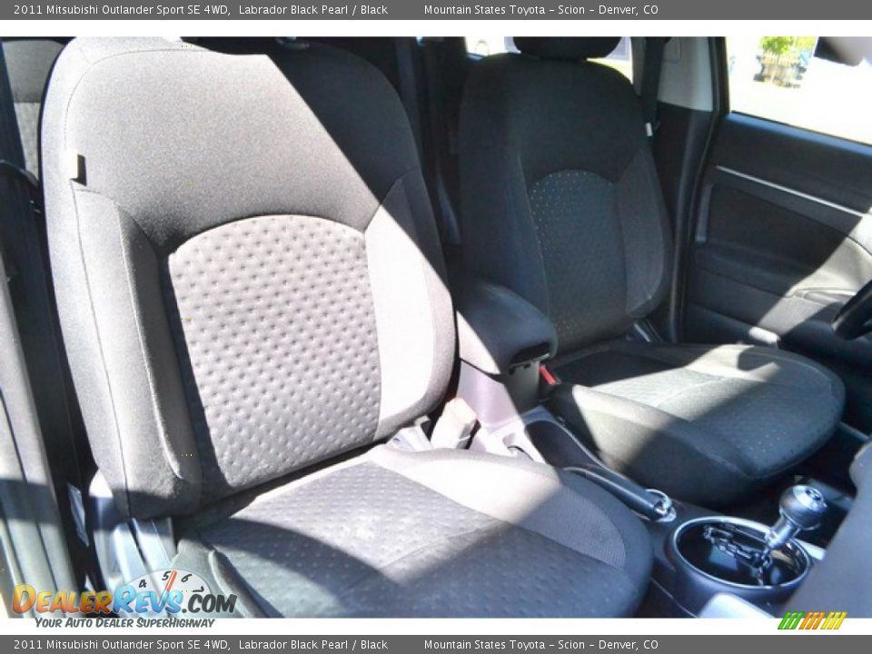 2011 Mitsubishi Outlander Sport SE 4WD Labrador Black Pearl / Black Photo #19