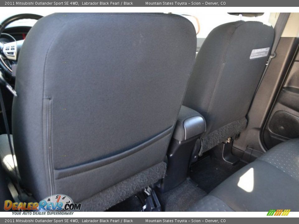 2011 Mitsubishi Outlander Sport SE 4WD Labrador Black Pearl / Black Photo #20