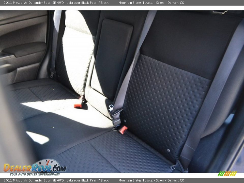 2011 Mitsubishi Outlander Sport SE 4WD Labrador Black Pearl / Black Photo #24