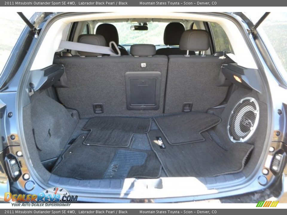2011 Mitsubishi Outlander Sport SE 4WD Labrador Black Pearl / Black Photo #27