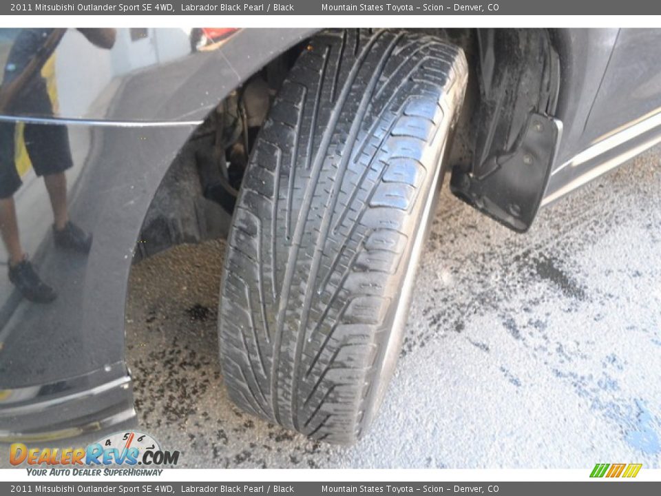 2011 Mitsubishi Outlander Sport SE 4WD Labrador Black Pearl / Black Photo #29
