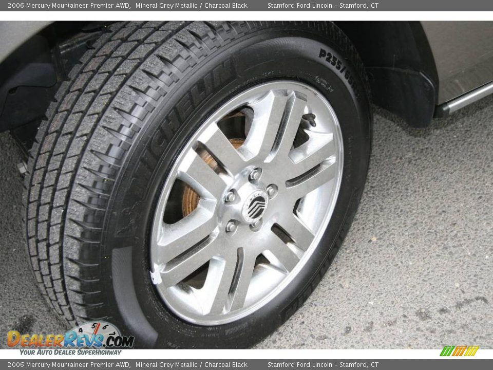 2006 Mercury Mountaineer Premier AWD Mineral Grey Metallic / Charcoal Black Photo #15