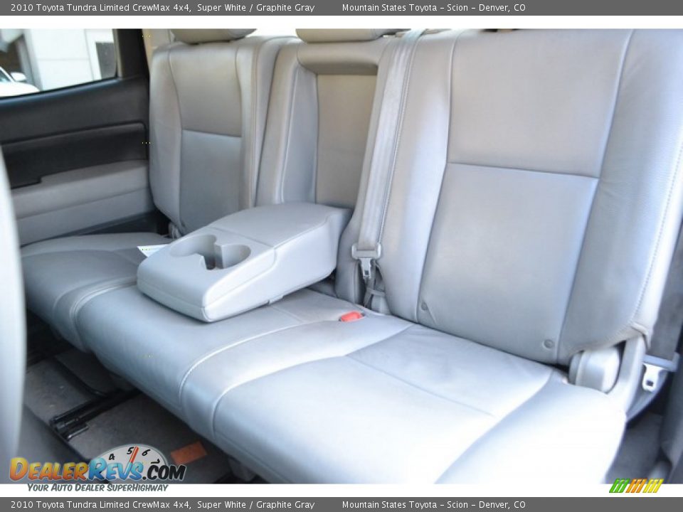 2010 Toyota Tundra Limited CrewMax 4x4 Super White / Graphite Gray Photo #8