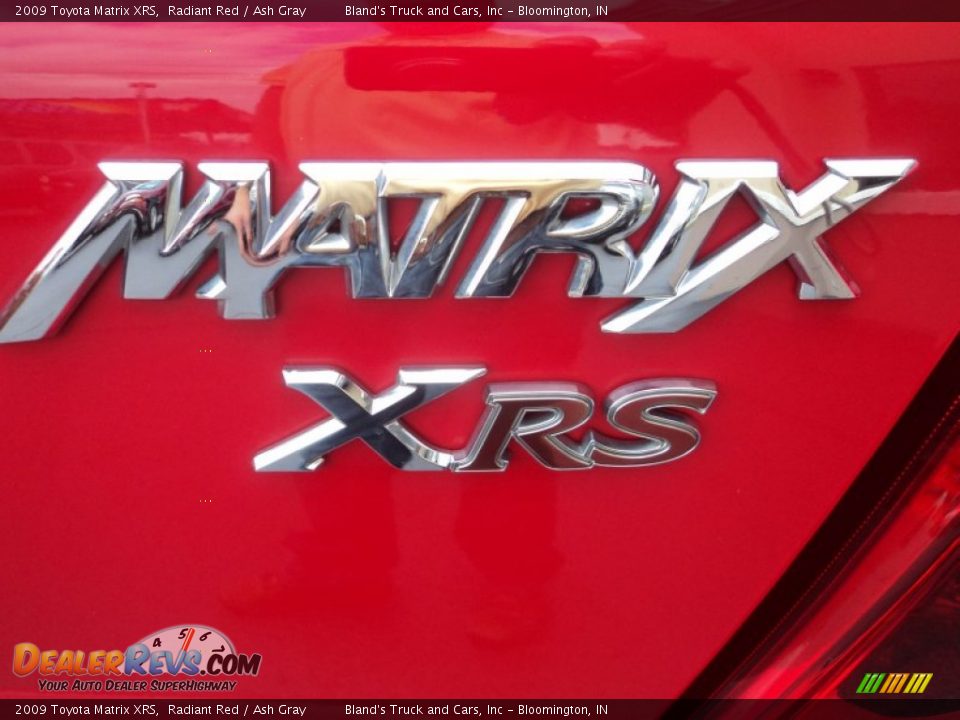 2009 Toyota Matrix XRS Radiant Red / Ash Gray Photo #23