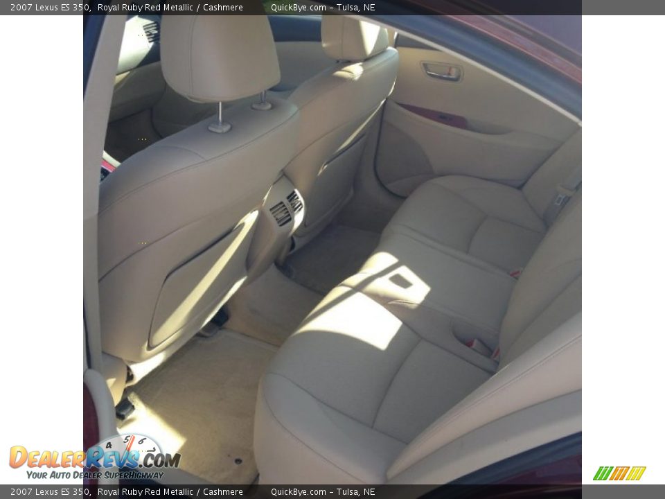 2007 Lexus ES 350 Royal Ruby Red Metallic / Cashmere Photo #4