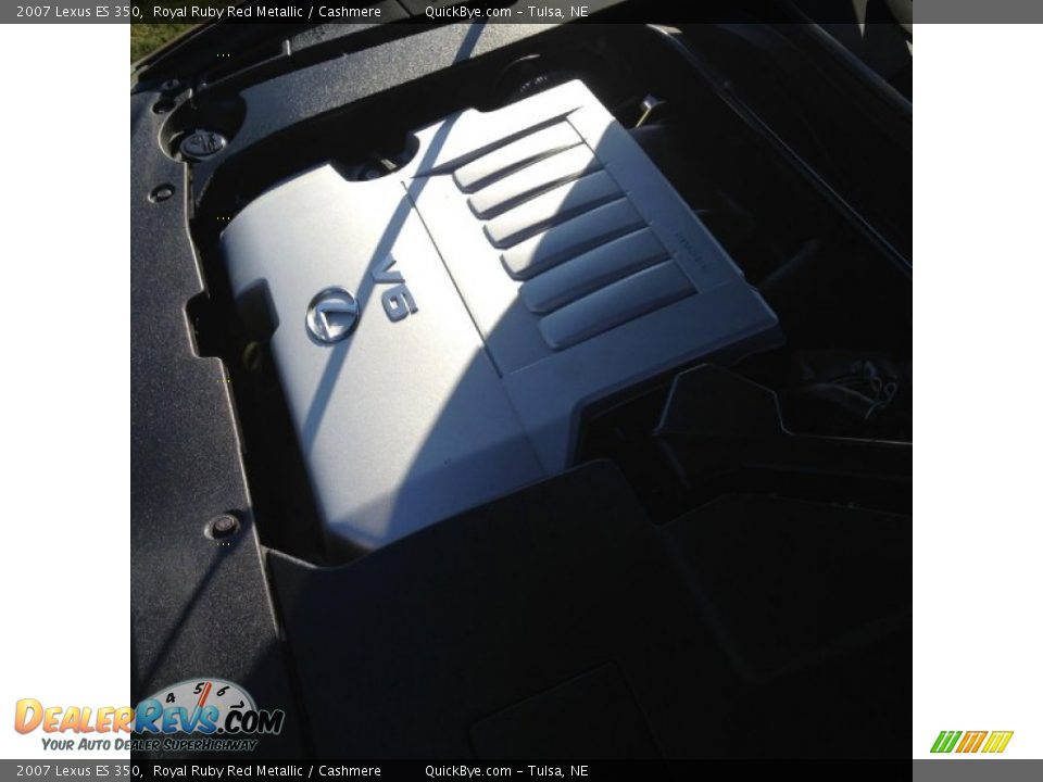 2007 Lexus ES 350 Royal Ruby Red Metallic / Cashmere Photo #5