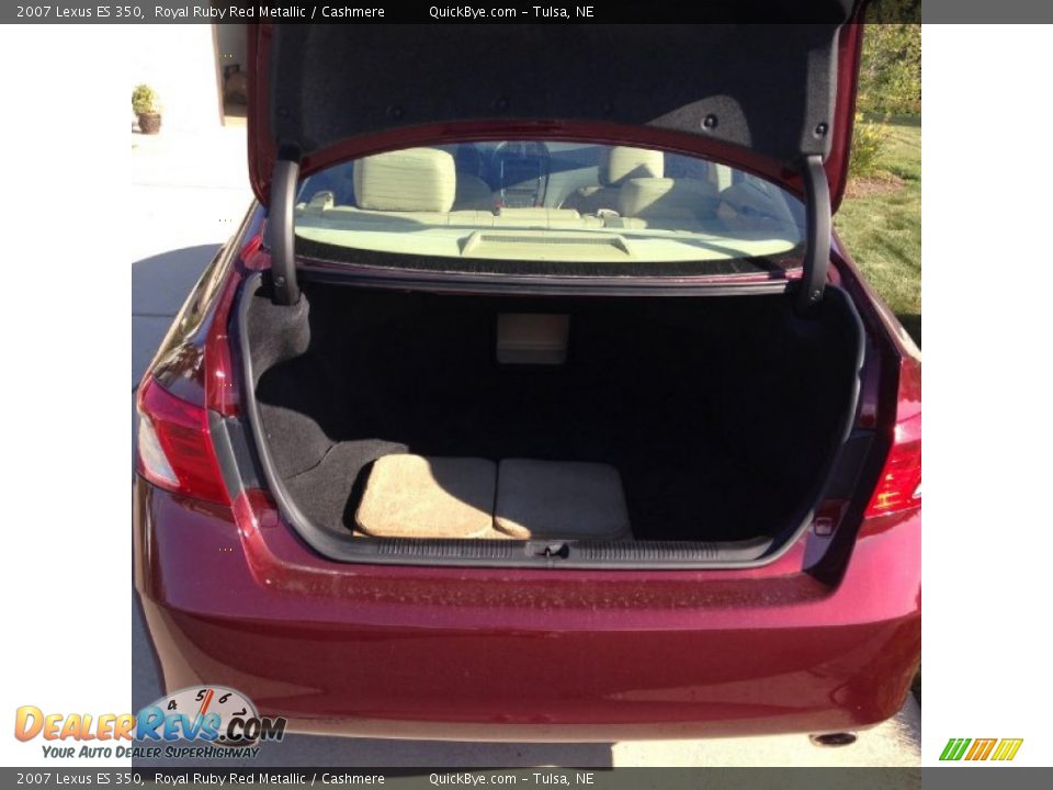 2007 Lexus ES 350 Royal Ruby Red Metallic / Cashmere Photo #6