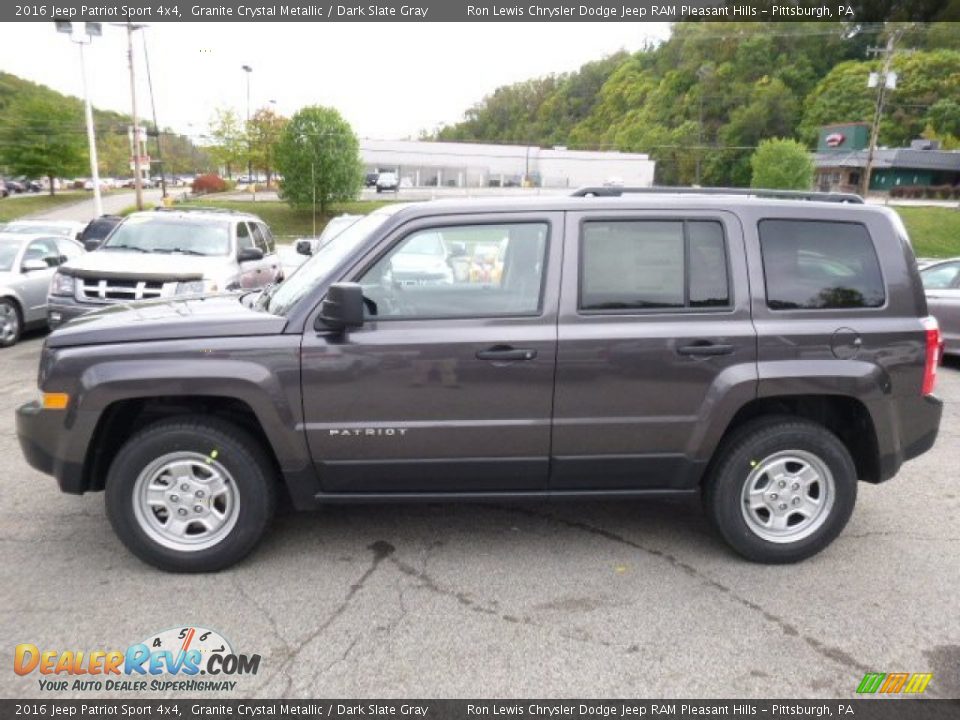 2016 Jeep Patriot Sport 4x4 Granite Crystal Metallic / Dark Slate Gray Photo #2
