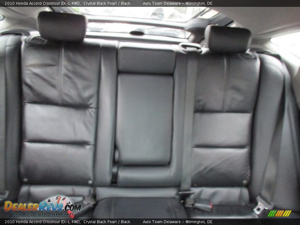 2010 Honda Accord Crosstour EX-L 4WD Crystal Black Pearl / Black Photo #20