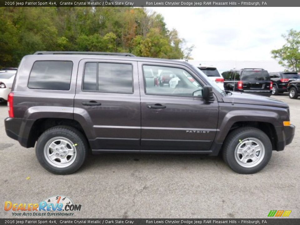 2016 Jeep Patriot Sport 4x4 Granite Crystal Metallic / Dark Slate Gray Photo #6