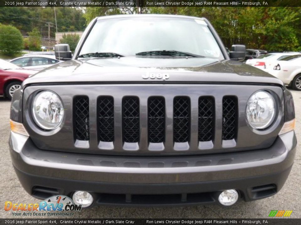 2016 Jeep Patriot Sport 4x4 Granite Crystal Metallic / Dark Slate Gray Photo #8