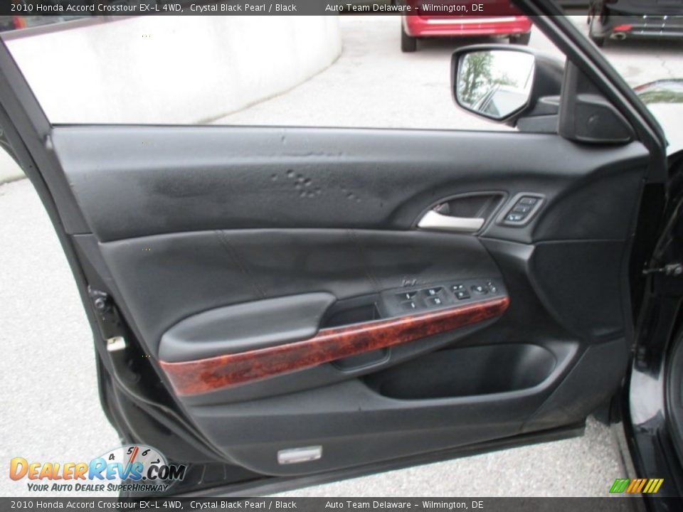2010 Honda Accord Crosstour EX-L 4WD Crystal Black Pearl / Black Photo #24