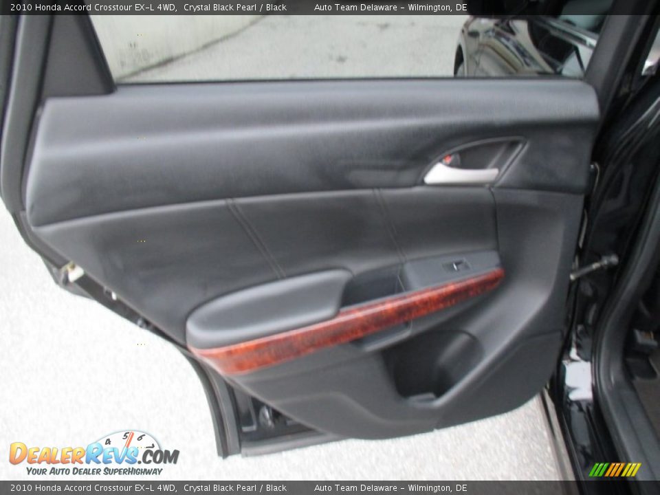 2010 Honda Accord Crosstour EX-L 4WD Crystal Black Pearl / Black Photo #25