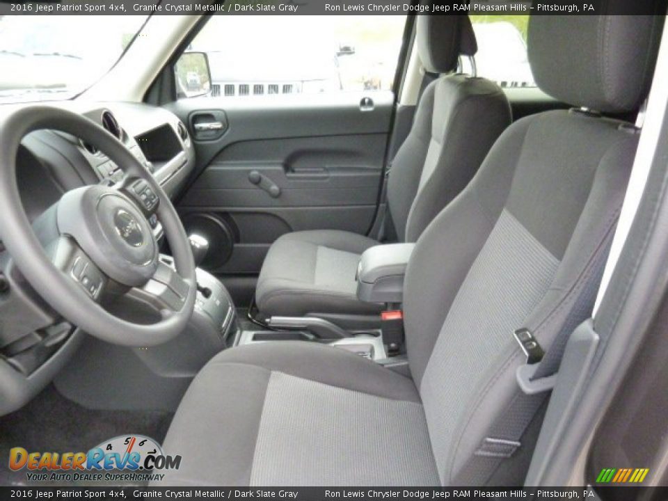 2016 Jeep Patriot Sport 4x4 Granite Crystal Metallic / Dark Slate Gray Photo #10