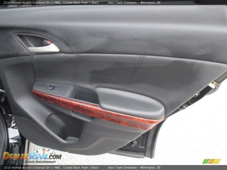 2010 Honda Accord Crosstour EX-L 4WD Crystal Black Pearl / Black Photo #26