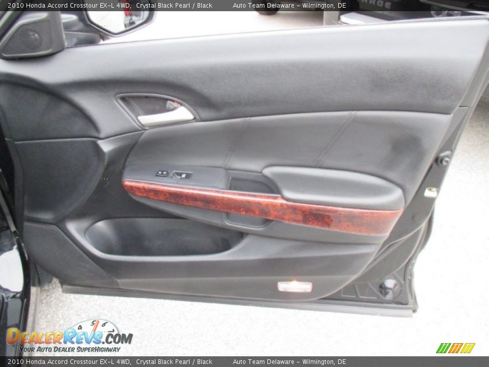 2010 Honda Accord Crosstour EX-L 4WD Crystal Black Pearl / Black Photo #27