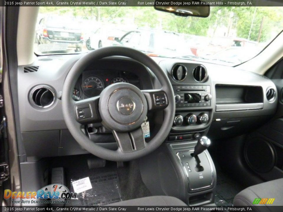 2016 Jeep Patriot Sport 4x4 Granite Crystal Metallic / Dark Slate Gray Photo #12