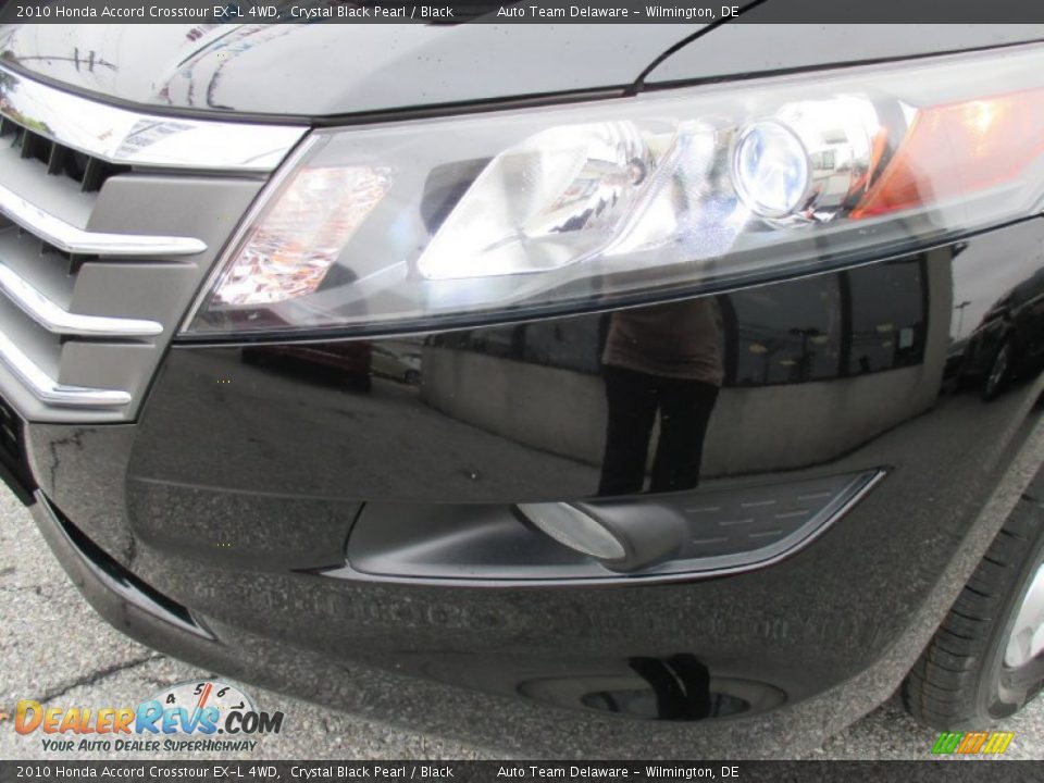 2010 Honda Accord Crosstour EX-L 4WD Crystal Black Pearl / Black Photo #28