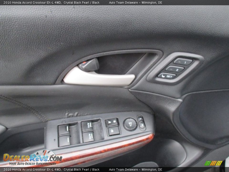 2010 Honda Accord Crosstour EX-L 4WD Crystal Black Pearl / Black Photo #30