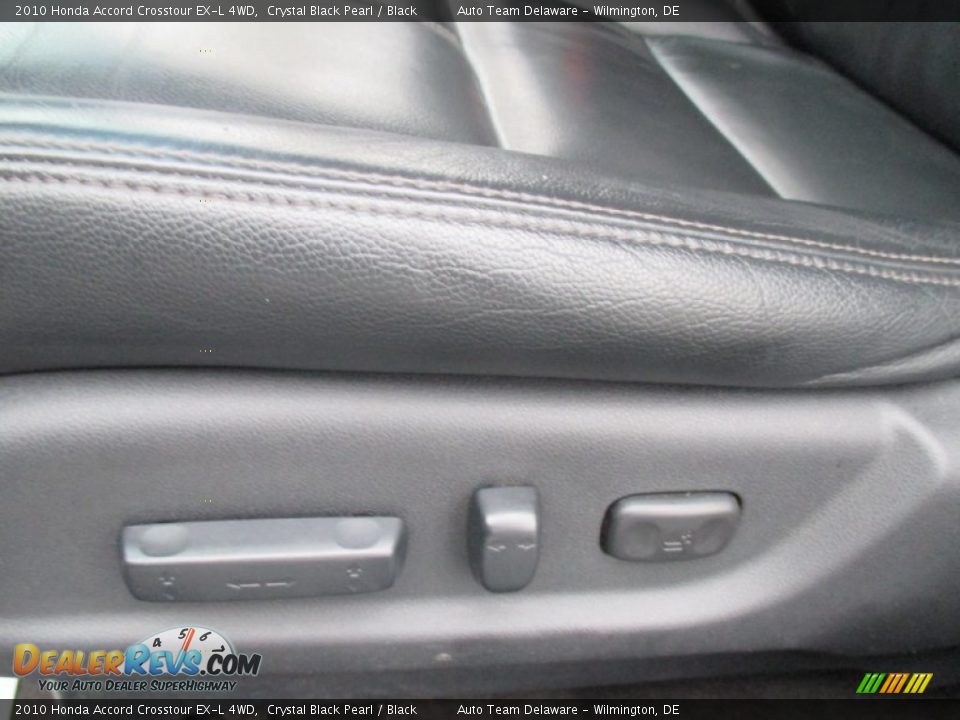 2010 Honda Accord Crosstour EX-L 4WD Crystal Black Pearl / Black Photo #31