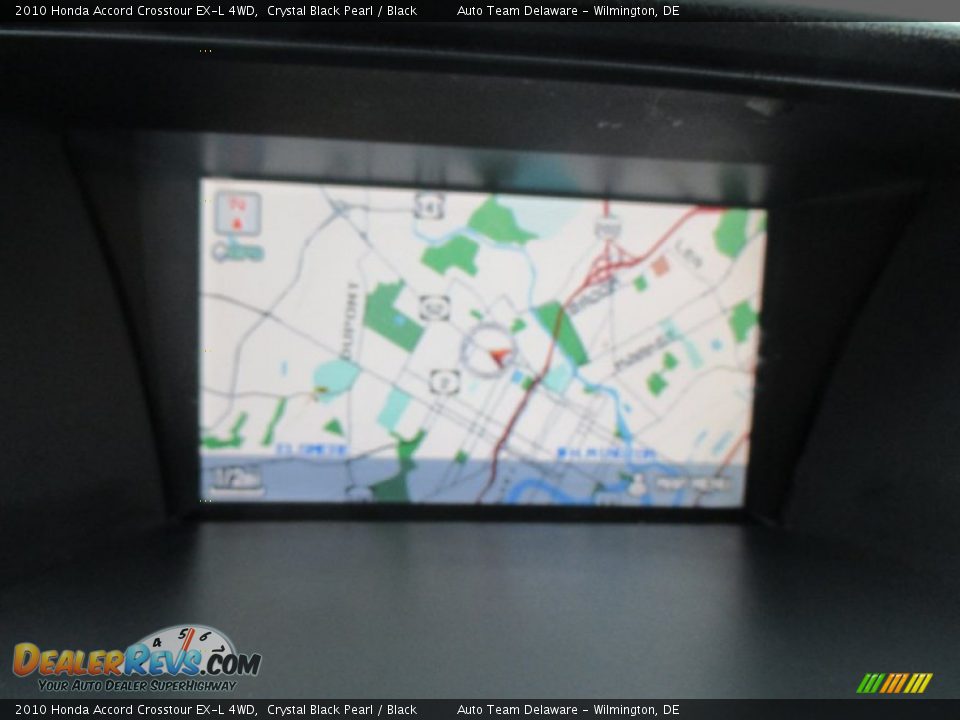 2010 Honda Accord Crosstour EX-L 4WD Crystal Black Pearl / Black Photo #36