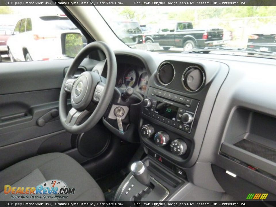 2016 Jeep Patriot Sport 4x4 Granite Crystal Metallic / Dark Slate Gray Photo #19