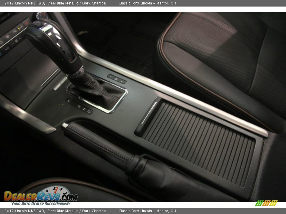 2012 Lincoln MKZ FWD Steel Blue Metallic / Dark Charcoal Photo #15