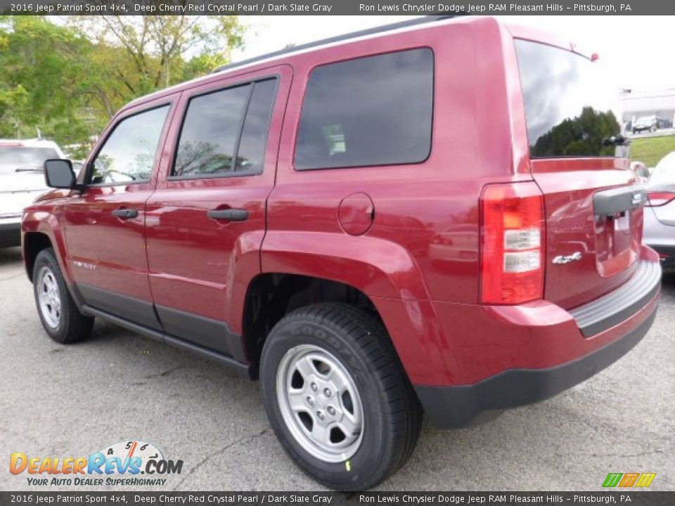 2016 Jeep Patriot Sport 4x4 Deep Cherry Red Crystal Pearl / Dark Slate Gray Photo #3