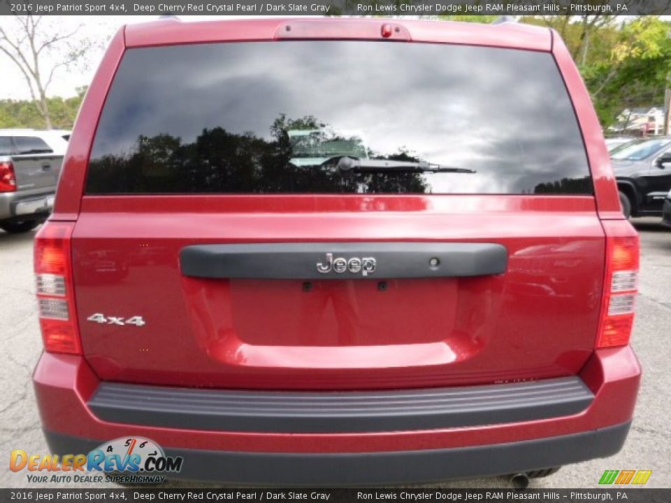 2016 Jeep Patriot Sport 4x4 Deep Cherry Red Crystal Pearl / Dark Slate Gray Photo #4