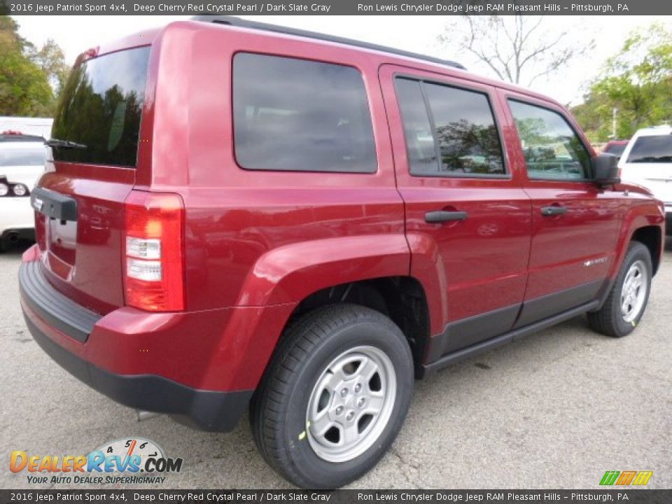 2016 Jeep Patriot Sport 4x4 Deep Cherry Red Crystal Pearl / Dark Slate Gray Photo #5