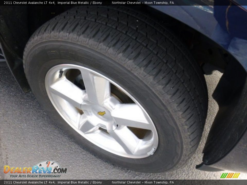 2011 Chevrolet Avalanche LT 4x4 Imperial Blue Metallic / Ebony Photo #9