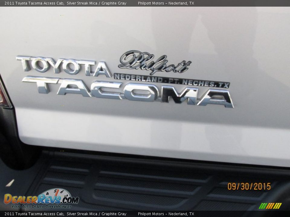 2011 Toyota Tacoma Access Cab Silver Streak Mica / Graphite Gray Photo #13
