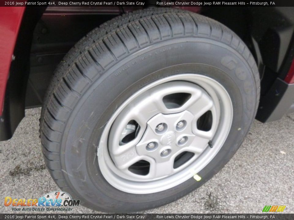 2016 Jeep Patriot Sport 4x4 Deep Cherry Red Crystal Pearl / Dark Slate Gray Photo #11