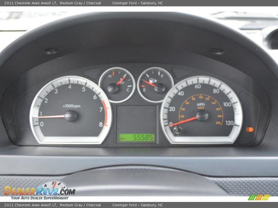 2011 Chevrolet Aveo Aveo5 LT Medium Gray / Charcoal Photo #23