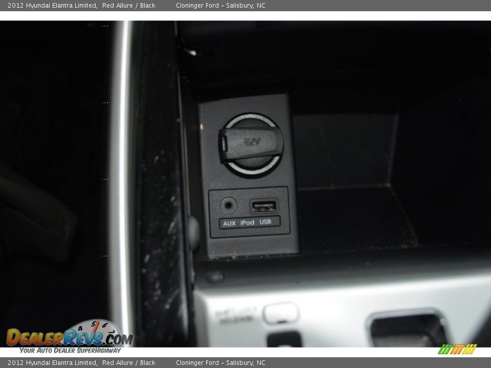 2012 Hyundai Elantra Limited Red Allure / Black Photo #20