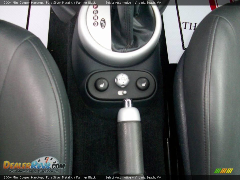 2004 Mini Cooper Hardtop Pure Silver Metallic / Panther Black Photo #21