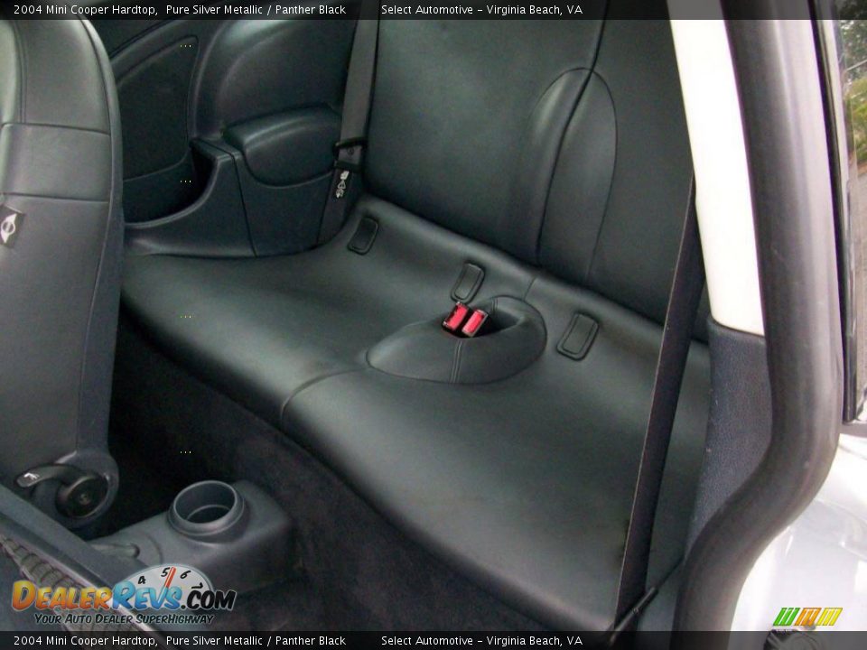 2004 Mini Cooper Hardtop Pure Silver Metallic / Panther Black Photo #23