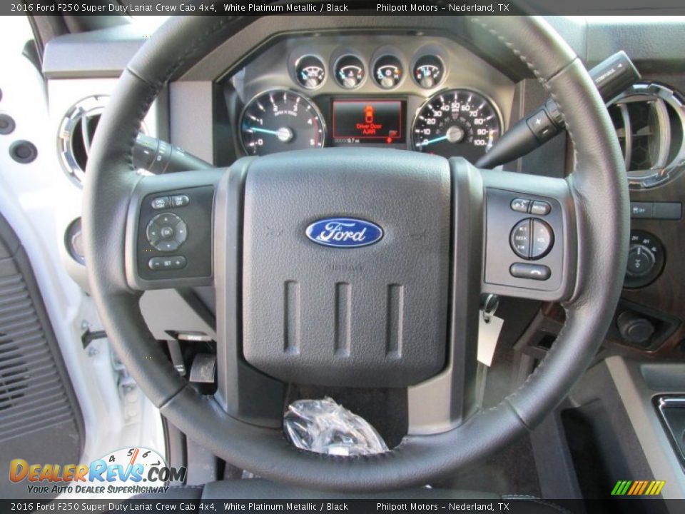 2016 Ford F250 Super Duty Lariat Crew Cab 4x4 Steering Wheel Photo #34