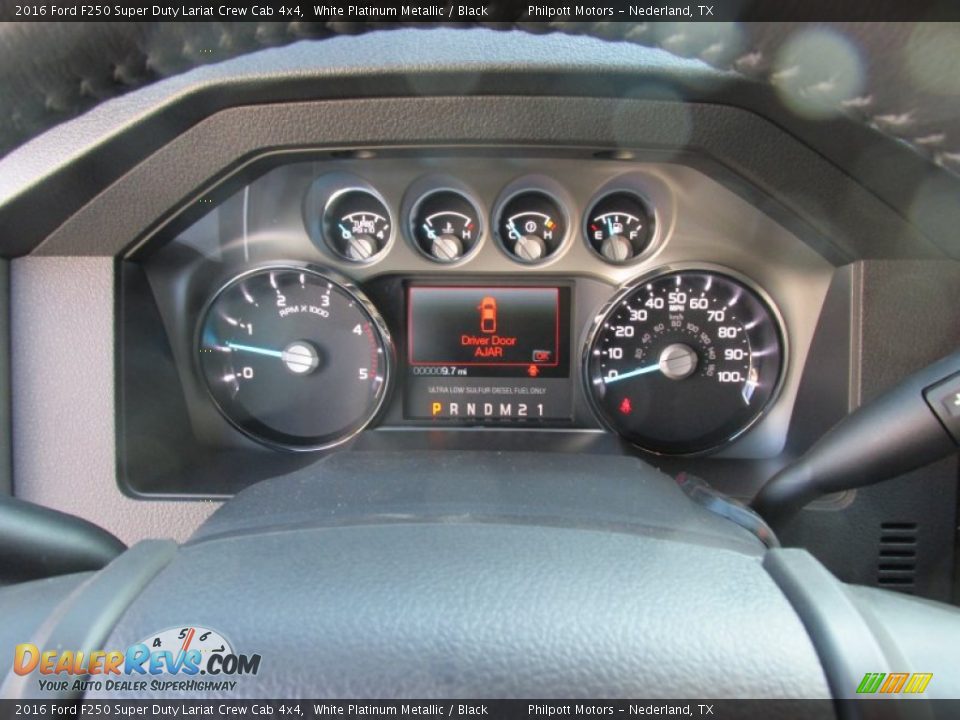 2016 Ford F250 Super Duty Lariat Crew Cab 4x4 Gauges Photo #35