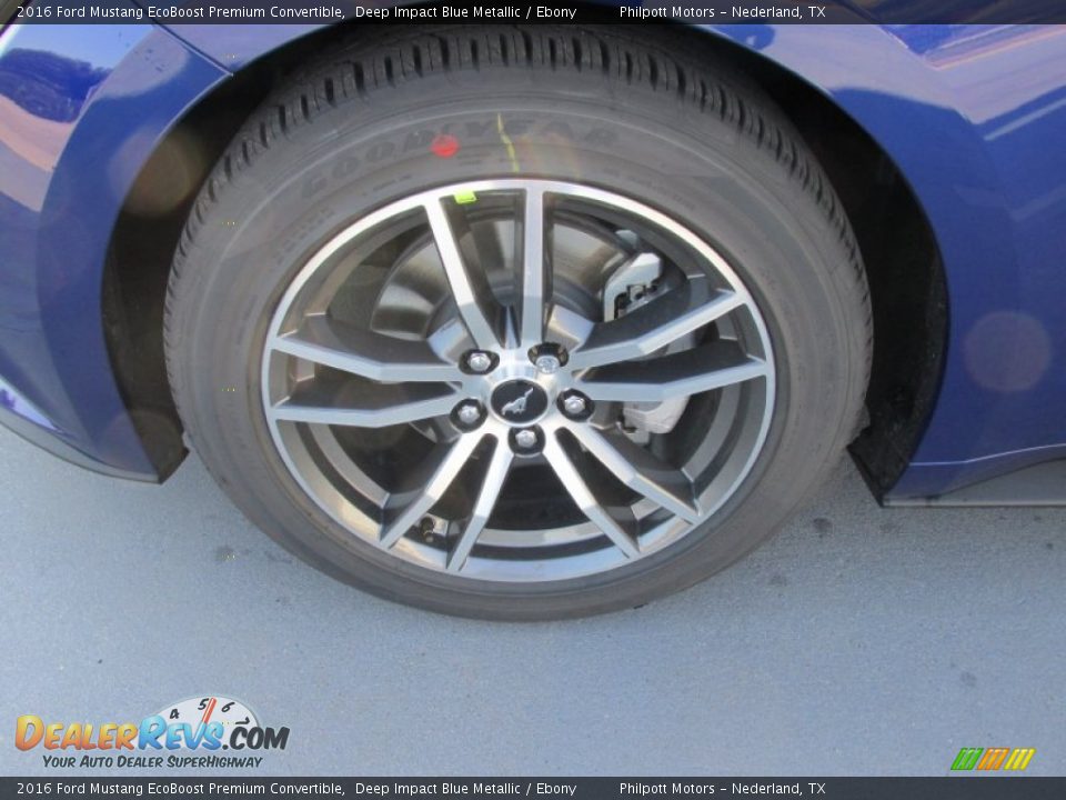 2016 Ford Mustang EcoBoost Premium Convertible Wheel Photo #11