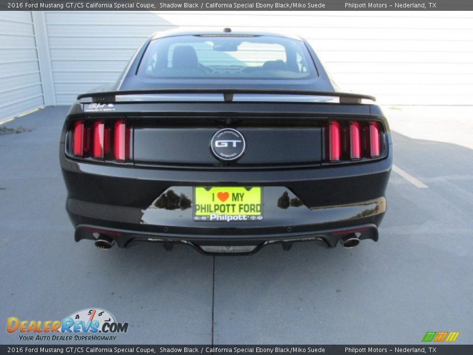 2016 Ford Mustang GT/CS California Special Coupe Shadow Black / California Special Ebony Black/Miko Suede Photo #5