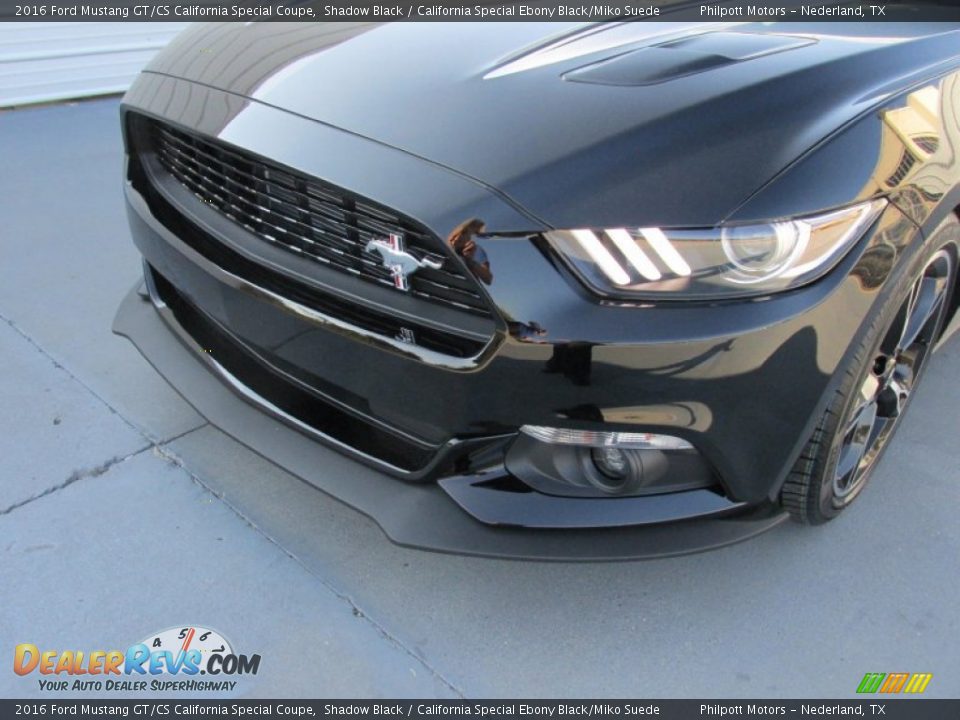 2016 Ford Mustang GT/CS California Special Coupe Shadow Black / California Special Ebony Black/Miko Suede Photo #10